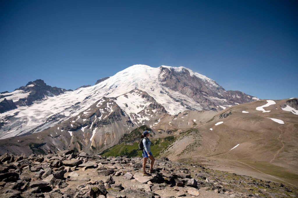 Best hikes in Washington, Sunrise Mt Rainier hiking trails, Second Burroughs