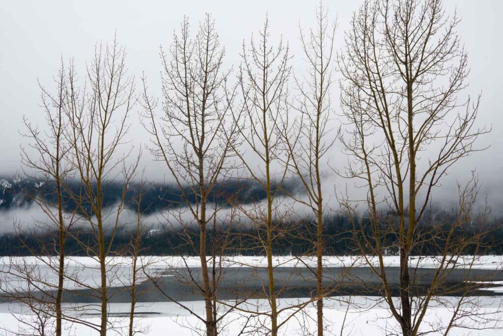 Roslyn Washington, Lake Cle Elum in the winter
